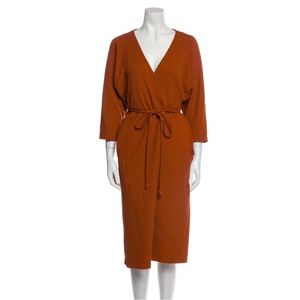 Mara Hoffman waffle midi dress